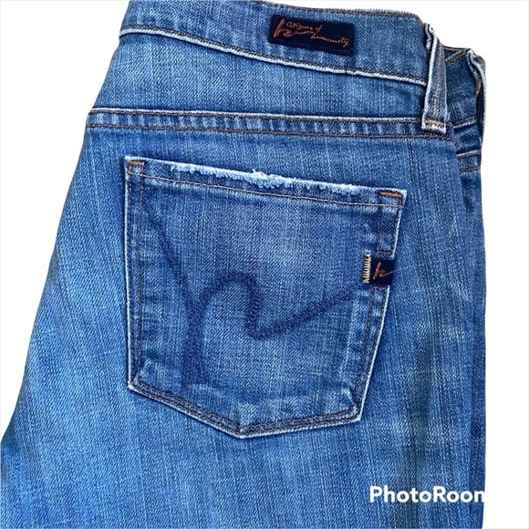 Citizens of Humanity Kelly 063 low waist crop jeans size 28 - Picture 7 of 12